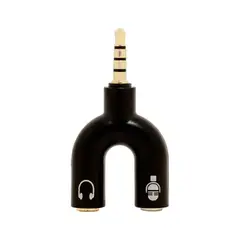 WESTOR - Adaptador 2 Jack Stereo 3.5mm a Plug TRRS PLUG-M-A