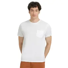 DOCKERS - Polo Pocket Tee Slim Fit Blanca