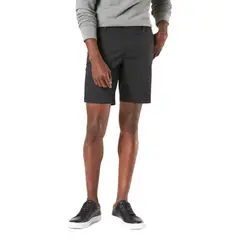 DOCKERS - Short Ultimate Solid Straight Fit Negro