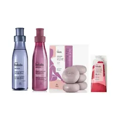 NATURA - Kit tododia 2 body splash, jabones y crema para manos