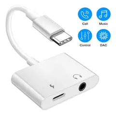 OEM - Adaptador Tipo C a Audio y micrófono Jack 3.5 mm y carga Tipo C