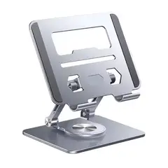 GENERICO - Soporte Aluminio Premium Para Tablets IPads Cel Hasta 12" Rotación 360