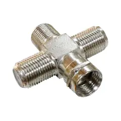 WESTOR - Empalme F Tipo Cruz para Cable Coaxial RG-6 F-94