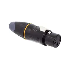 GENERICO - Jack Canon XLR Aéreo 3 Pines CX3F010B SOUNDKING