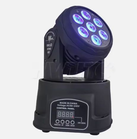 CABEZA MÓVIL LED 7X10W RGBW