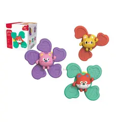 GENERICO - PACK DE 3 SPINNER SENSORIALES PARA BEBÉ UNISEX