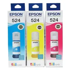 EPSON - Botella tinta T524 524 kit x 3un 100% Original