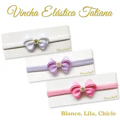 GENERICO - Vincha para bebé modelo Tatiana Tri-pack