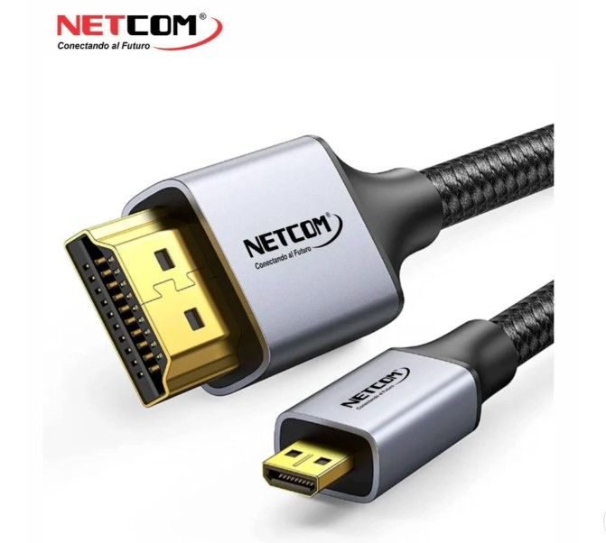 CABLE PREMIUM DE HDMI A MICRO HDMI DE 1.80 MTS UHD 4K 60HZ