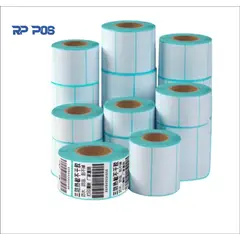 RP POS - Rollos 10unds etiquetas adhesivas térmica 50x25mm RP POS.