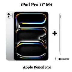 APPLE - IPad Pro 11 M4 256GB - Silver + Pencil Pro