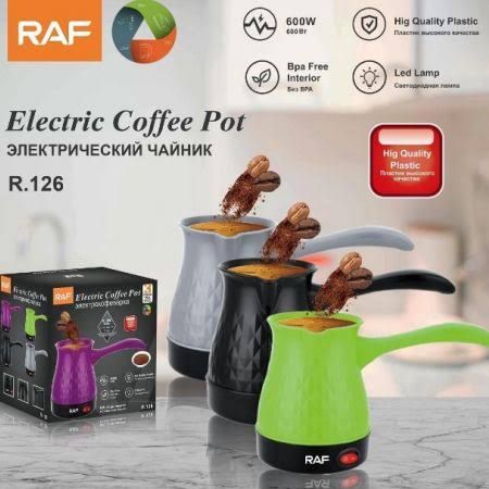 Cafetera Eléctrica Turca Griega 300mL 600Watts