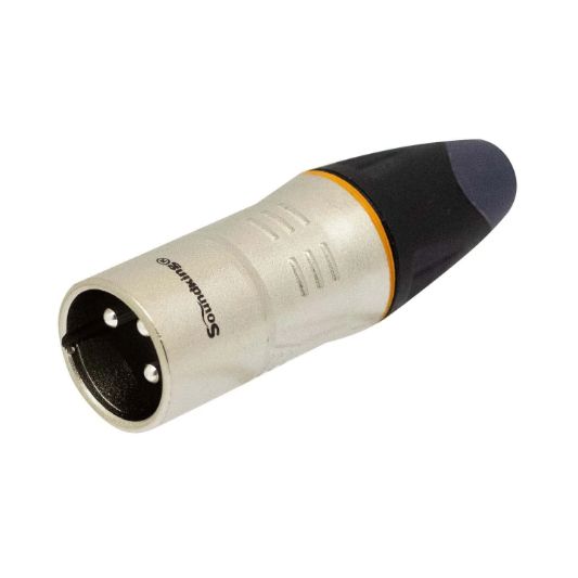 Plug Canon XLR 3 Pines CX3M010N SOUNDKING