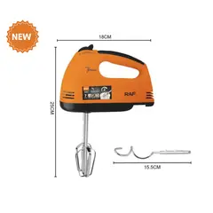 GENERICO - Batidora eléctrica manual naranja RAF