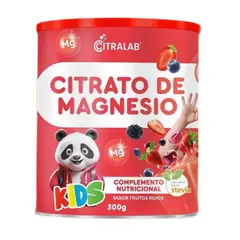 GENERICO - Citrato de Magnesio Kids Sabor Frutos Rojos - 300 gramos