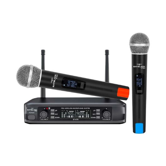 Micrófono Inalámbrico Doble UHF BT-678 PRO