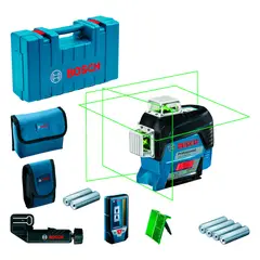 BOSCH - Nivel Laser Verde GLL 3-80 CG 360 Bluetooth + Receptor