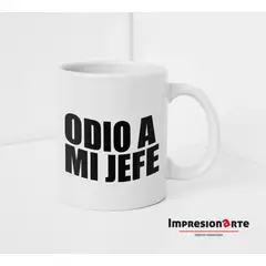 IMPRESIONARTE - Taza Odio a Mi Jefe - 11 Oz