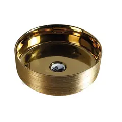 FRATELLI - BOWL DE LOZA CIRCULAR DORADO 223