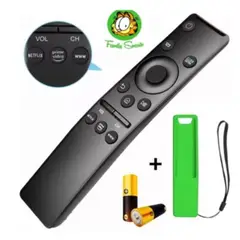 GENERICO - Control Remoto Samsung Smart Tv 4k Curve Uhd Funda Verde Y Pila