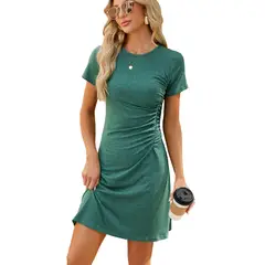 BLWOENS - Vestido casual de verano para mujeres - Verde