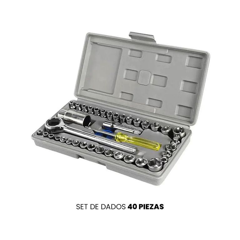 SET DE DADOS 40 PIEZAS