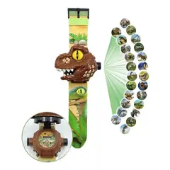 GENERICO - Reloj Niños Proyector Luz Digital Dinosaurio Jurassic Mundo