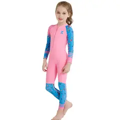 GENERICO - TRAJE DE BAÑO COMPLETO LICRA NATACION PARA NIÑOS DIVE&SAIL