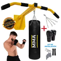 HOLGU - Rack Barra Multifuncional saco de box guantes de box