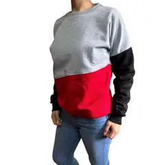 GENERICO - Polera Mujer Diseño Asimétrico - Nathalie Love It - Multicolor