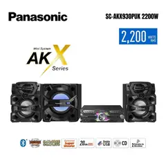 PANASONIC - Mini componente SC-AKX930PUK Bluetooth 2200 Watts