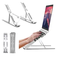 SEISA - Soporte De Notebook Aluminio Soporte Macbook Base Vertical Laptop