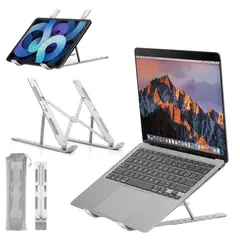 IMPORTADO MC - Soporte Base de Aluminio Laptop Macbook Notebook Tablet Plegable