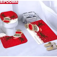 GENERICO - SET DE BAÑO NAVIDEÑO X 3 PIEZAS