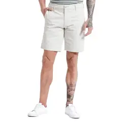 DOCKERS - Short Ultimate Solid Straight Fit Porcelain Khaki