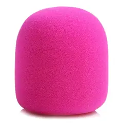 GENERICO - Esponja Protector Para Microfonos Ideal Para Entrevista - Rosa chicle