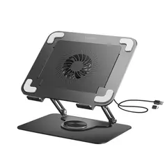 VAYDEER - Soporte elevador de laptop con ventilador USB plegable SZH041