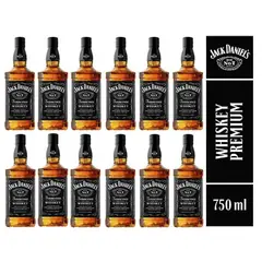 JACK DANIELS - WHISKEY 750ML -12 UND