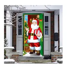 GENERICO - Forro elegante  Para Puerta tendencia navidad 2025