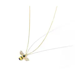 GENERICO - Collar abeja dorada para mujer