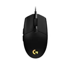 LOGITECH - Ratón G203 Lightsync Óptico Negro