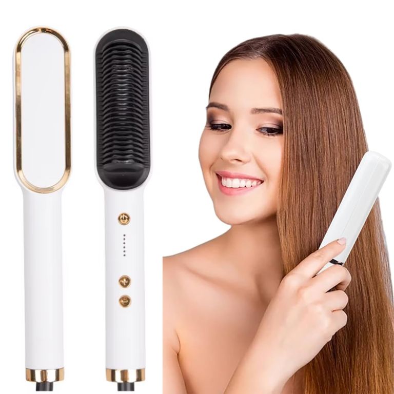 Peine Alisador y Ondulador De Cabello - Marca Raf