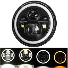 GENERICO - Faro 7pulg Iper Led Tipo Harley Auto Moto 1pcs