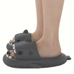 GENERICO - Sandalias Tiburon Gris Claro Talla desde 34 hasta 44