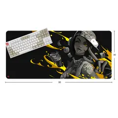 GENERICO - Mouse Pad Gamer Superficie Speed Waterproof XXL RAZE Valorant