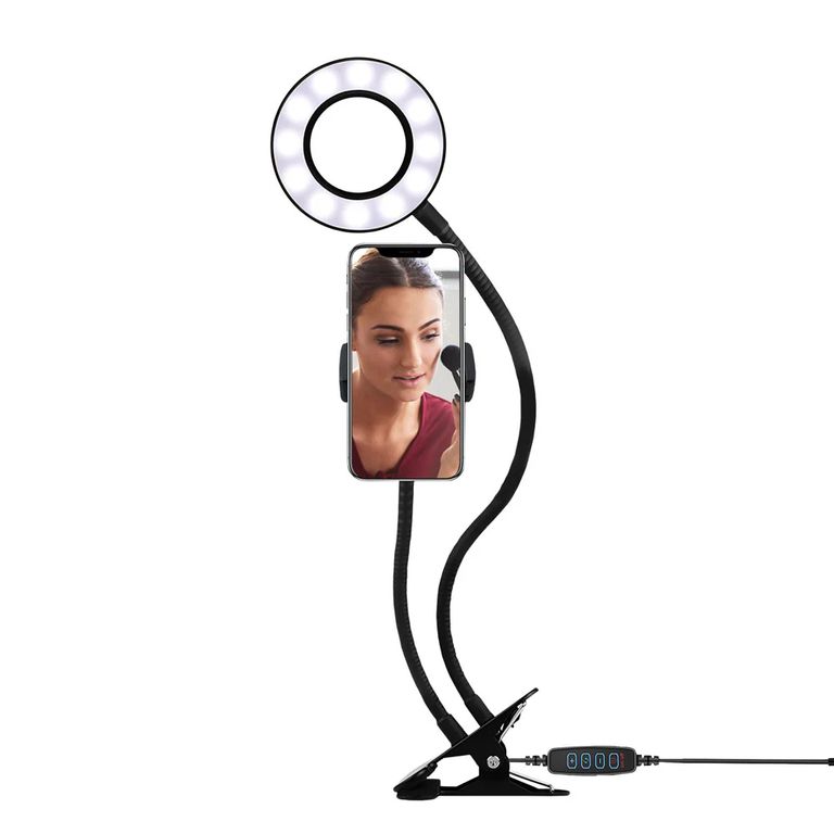 ARO LED DE 35 CON BRAZO FLEXIBLE Y CLIP