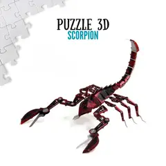 SHEEPBUSTER - Rompecabezas Armable 3D Scorpion para Niños y Adultos
