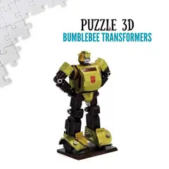 SHEEPBUSTER - Rompecabezas Armable 3D Bumblebee para Niños y Adultos