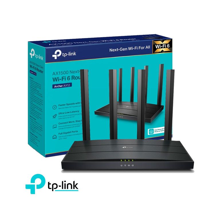 Router Tp-Link Archer Ax12 Wi-Fi 6 Doble Banda Ax1500