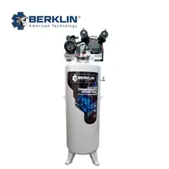 BERKLIN - COMPRESORA INDUSTRIAL VERTICAL DE 3HP DE 80G CON CABEZAL DE 2 PISTONES